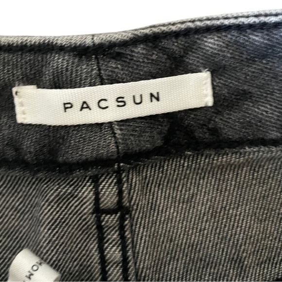 PacSun Distressed Mom Shorts Faded Black Size 26 NWOT‎ - Picture 6 of 9